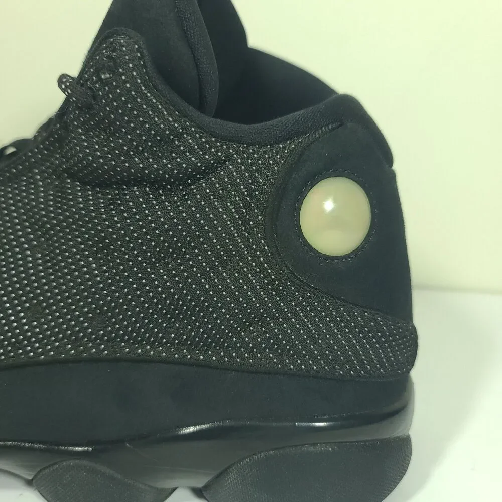 Nike Air Jordan Retro 13 Black Cat 414571-011 Mens Size 12 Black Anthracite
